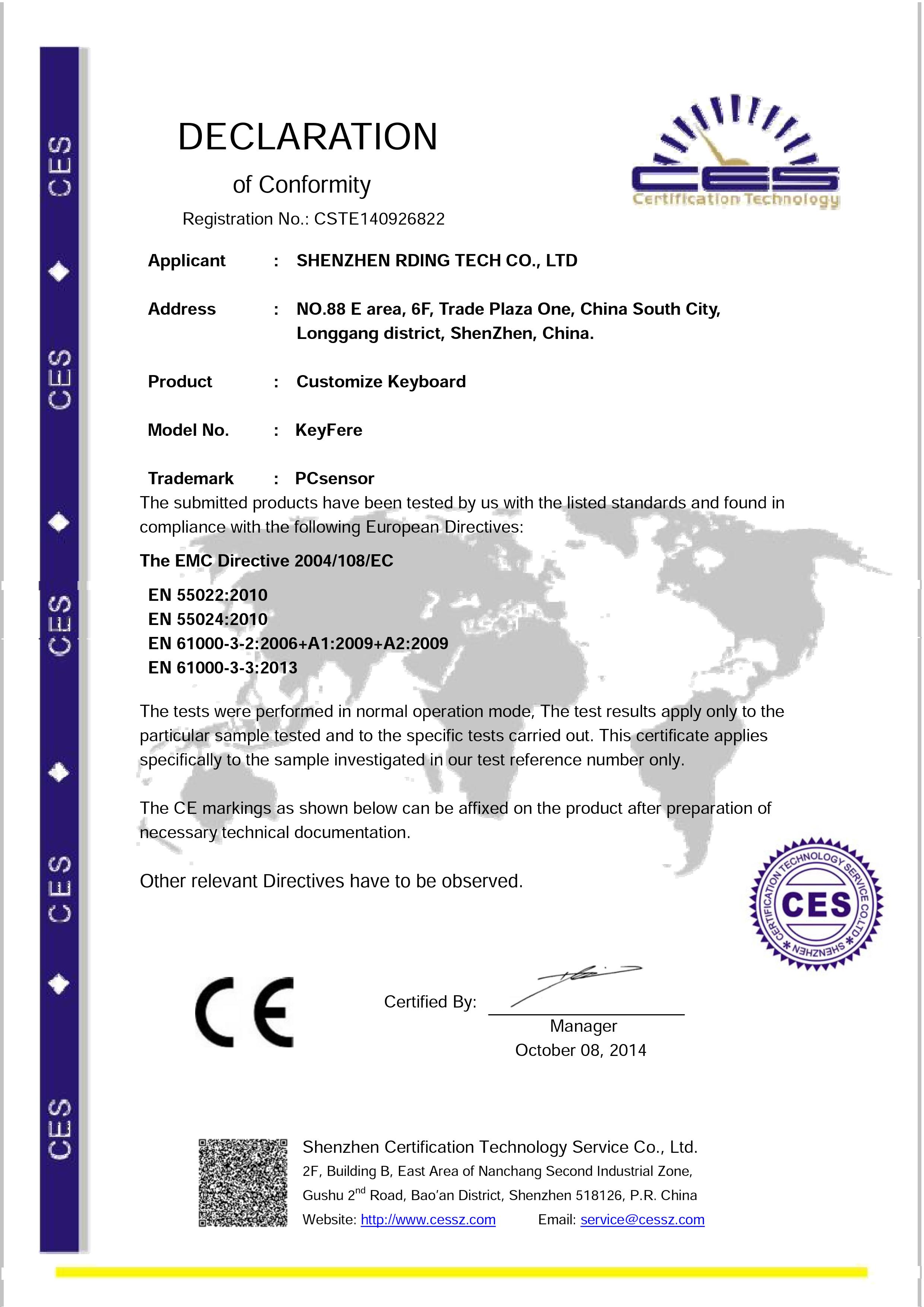 <span>Keyfere-CE2014</span>